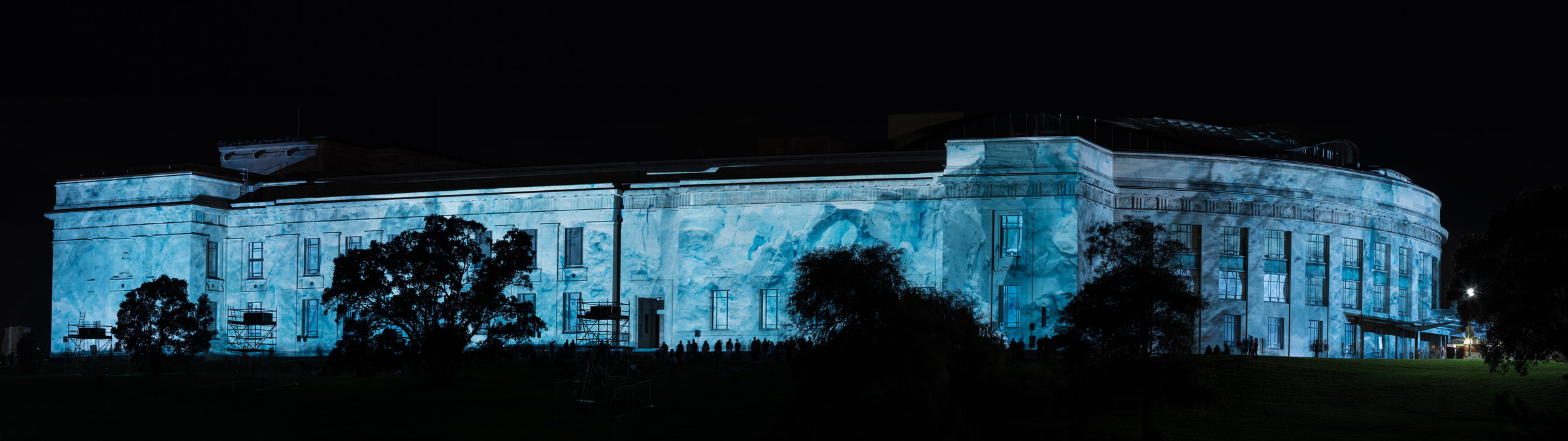 The museum from across the Domain.