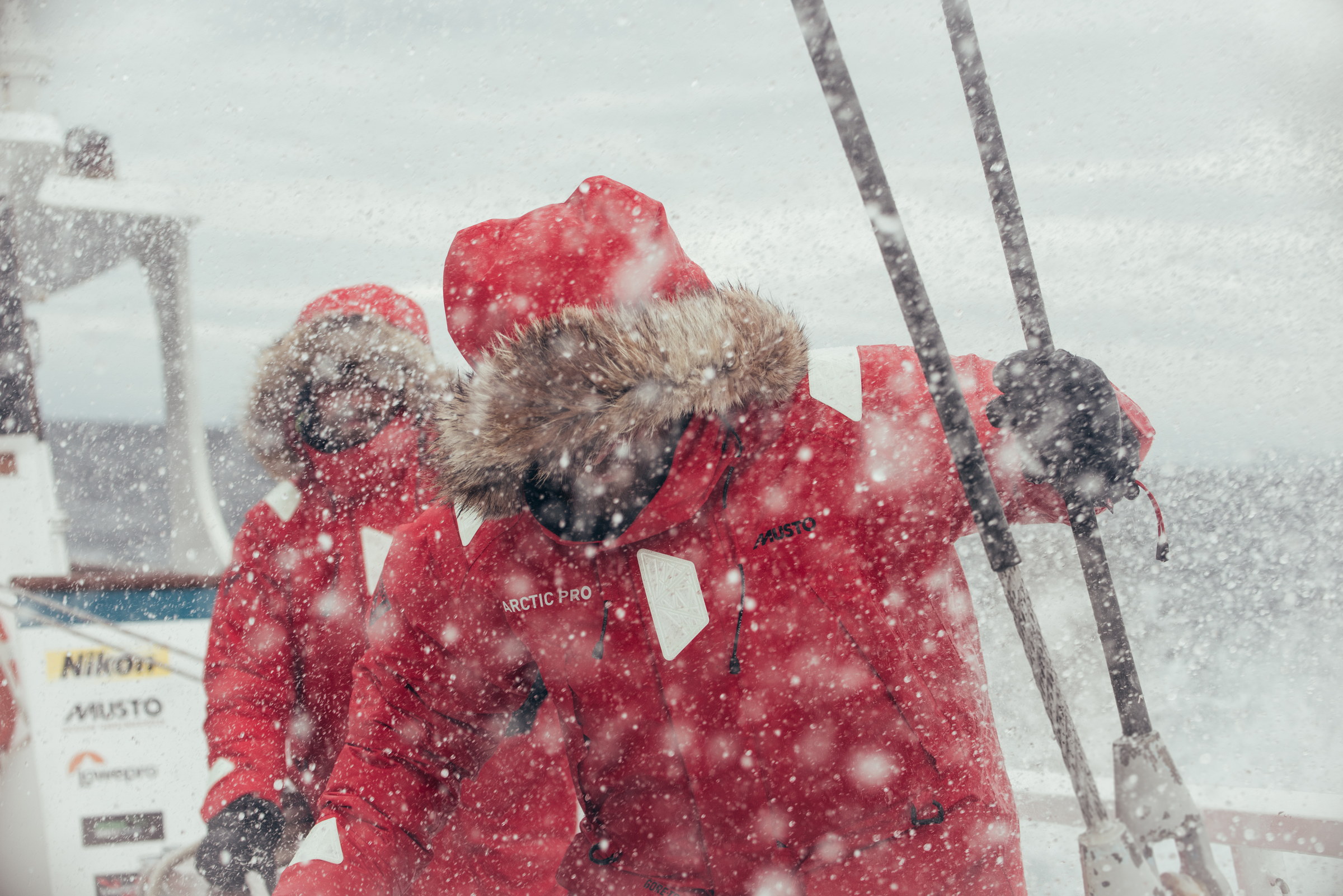 Working through the weather.