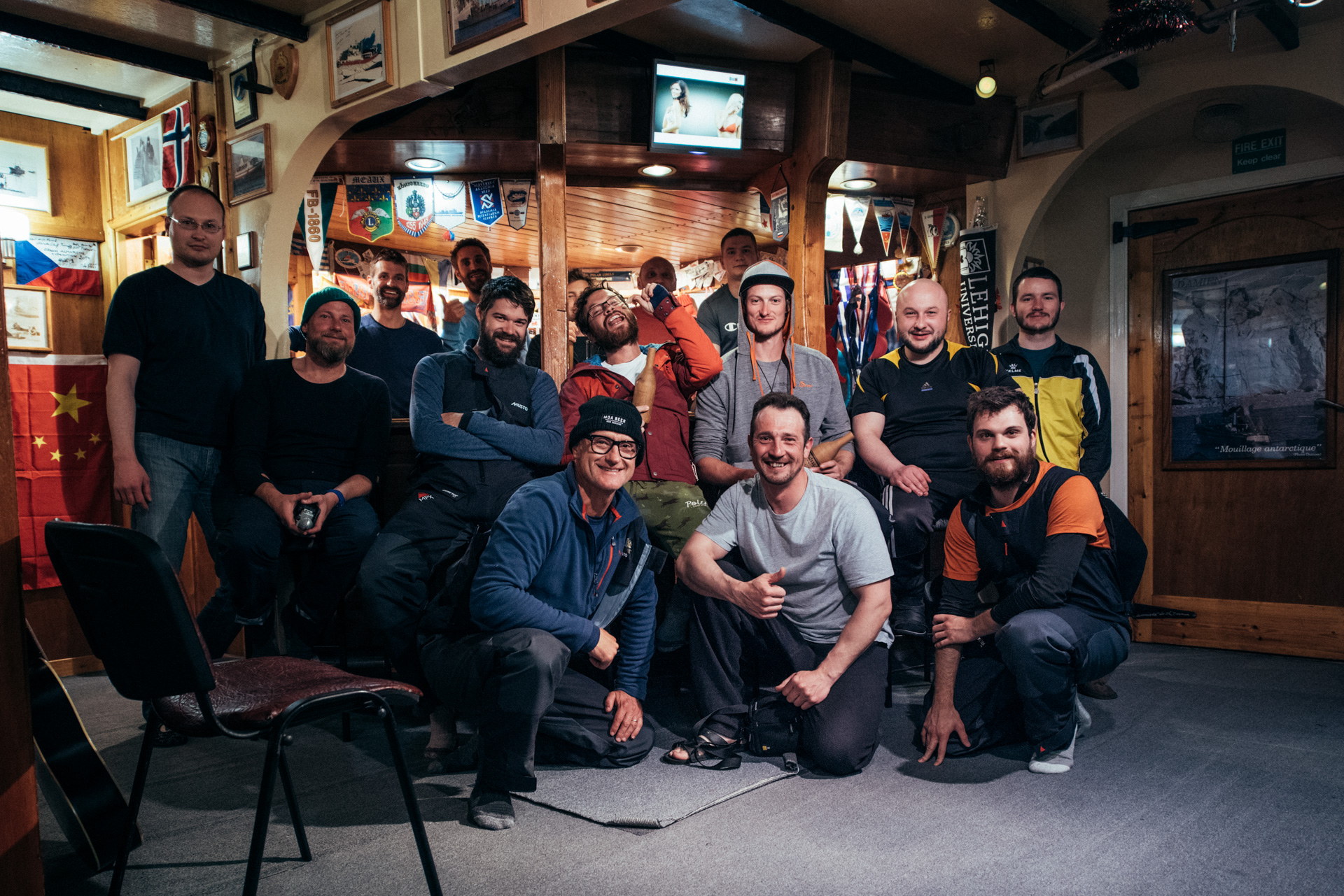 The crew at Vernadsky.