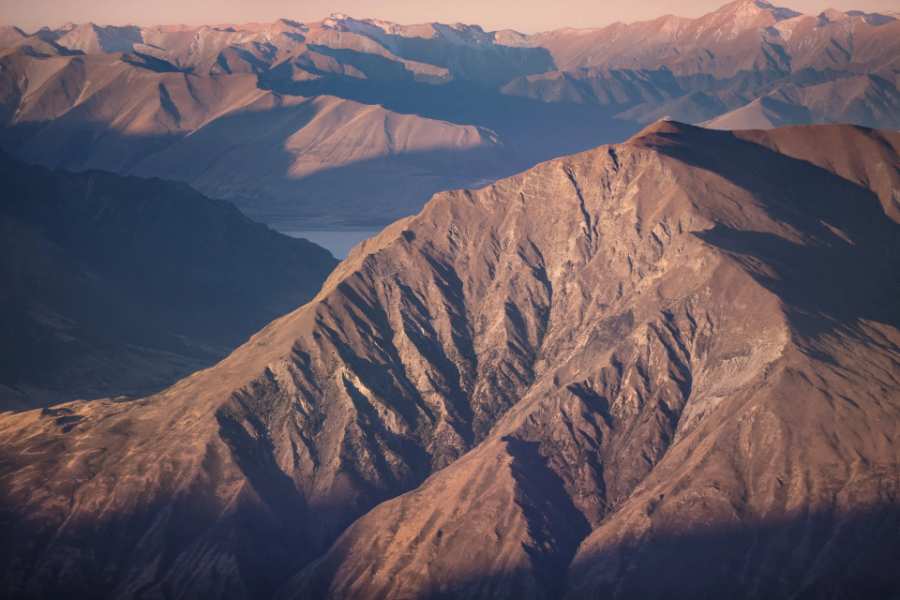 Last light on the ranges.