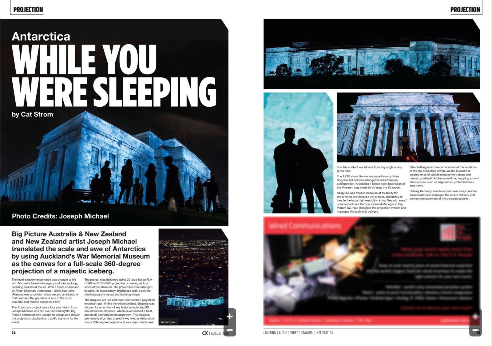 CX Magazine, October 2018. Antarctica: While You Were Sleeping.