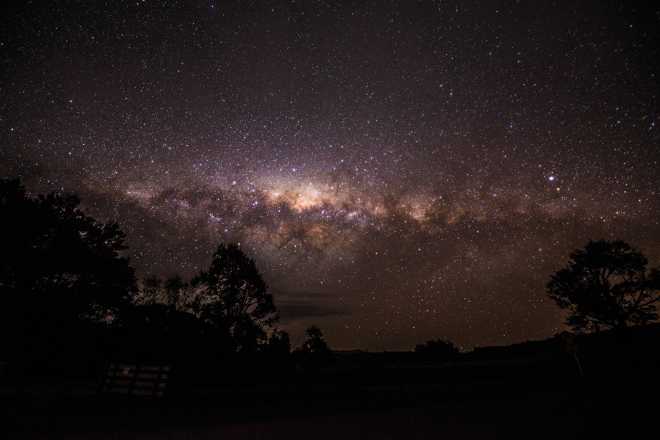 Night sky.