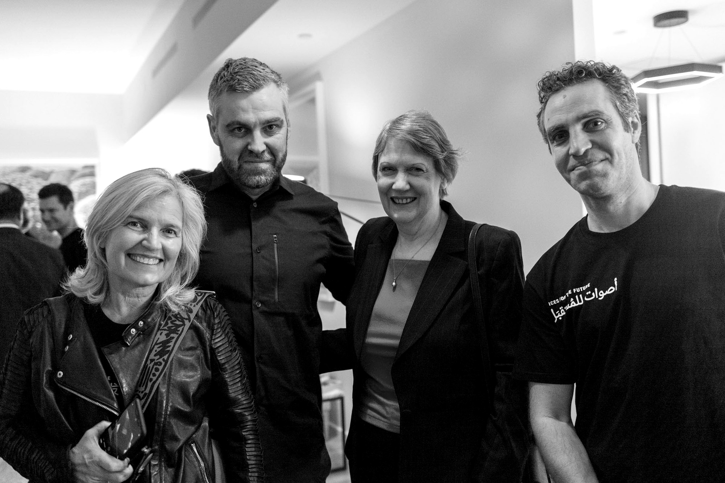 At the UN reception. Photograph: Bob Zuur.